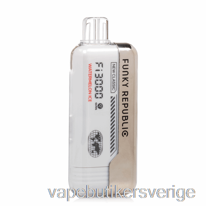 Vape Sverige Funky Republic Fi3000 Engångsvattenmelon Is